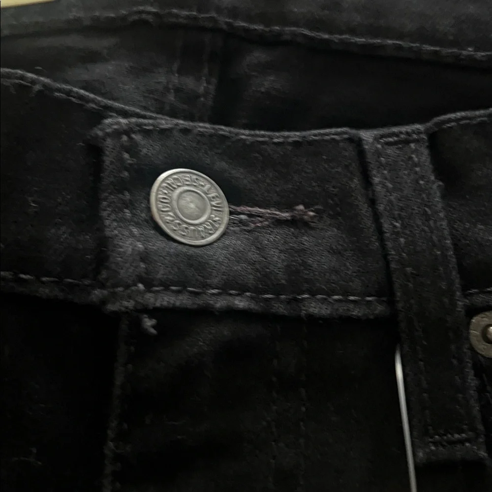 NWT Levi's Men's Skinny Jeans in Jet Black